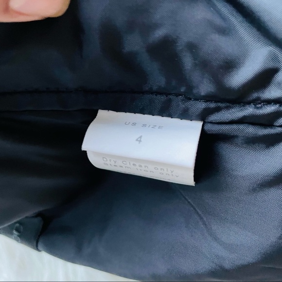 UNITEDWOOD Black Asymmetrical Lace Cocktail Sheer Dress Size 4 - Picture 9 of 13